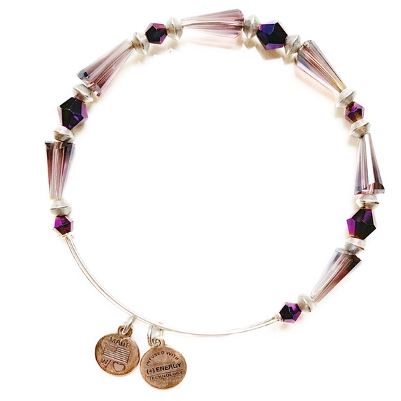 Alex and Ani Jewelry - Purple Beaded Alex and Ani